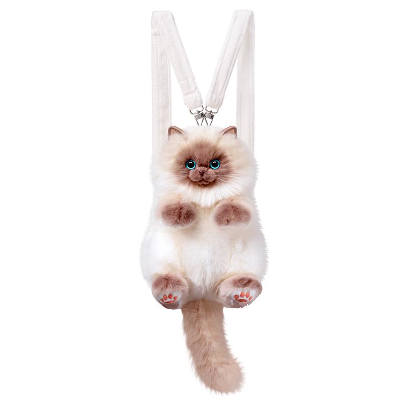 Sitting Siamese Cat Backpack