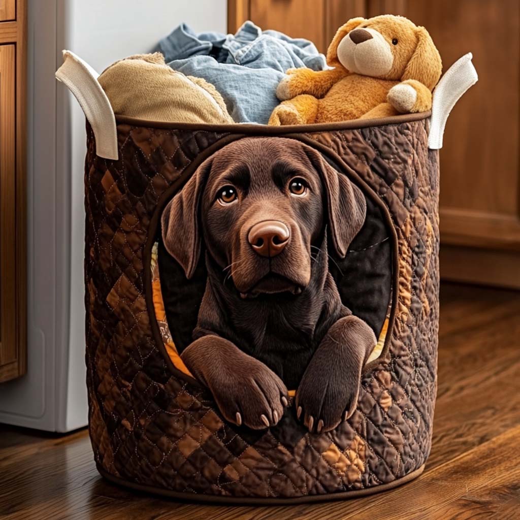 Warm Gaze Quilted Laundry Basket NCU0NNT1753