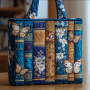 Floral Book Quilted Tote Bag GFTOTG31